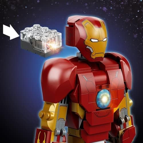 76206 Marvel L’Armure Articulée d’Iron Man, Figurine Collectionner, Jouet pour Les Enfants dès 9 Ans Avengers: Age of Ultron, Set Infinity Saga Classic