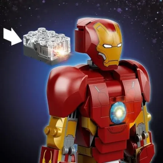 76206 Marvel L’Armure Articulée d’Iron Man, Figurine Collectionner, Jouet pour Les Enfants dès 9 Ans Avengers: Age of Ultron, Set Infinity Saga Classic