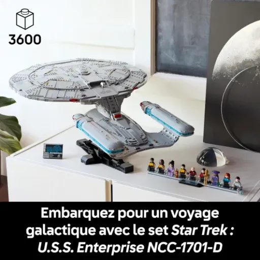 Test LEGO Icons Star Trek U.S.S. Enterprise NCC-1701-D 10356 : la maquette qui parle aux vrais fans de TNG