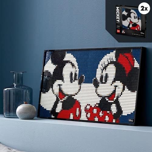 31202 Art Disney's Mickey Mouse Cadre et Décoration Murale, Set de Bricolage pour Adultes Simple