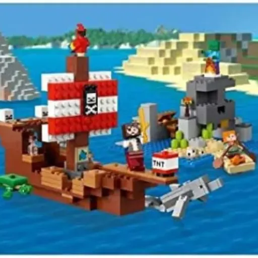 Test LEGO 21152 Minecraft L'Aventure du Bateau Pirate : un bon set pour les fans sans être dingue