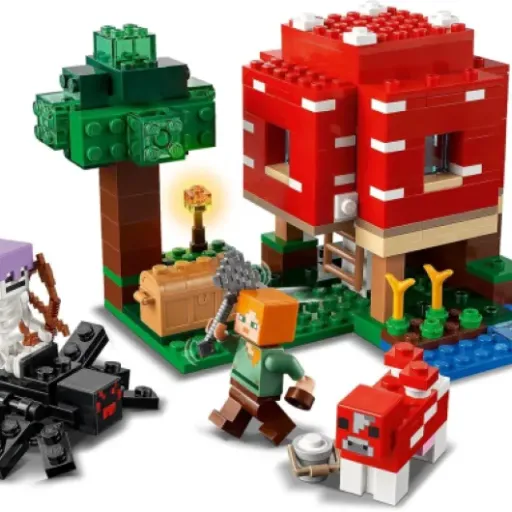 Test LEGO 21179 Minecraft La Maison Champignon : petit set sympa pour fans du jeu