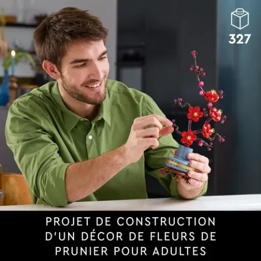Test LEGO Botanicals Plum Blossom 10369 : la plante pour ceux qui tuent toutes leurs fleurs