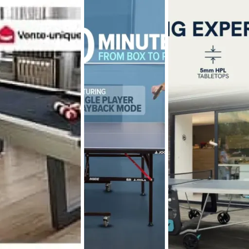 6 meilleurs table de ping-pong : notre comparatif (2026)