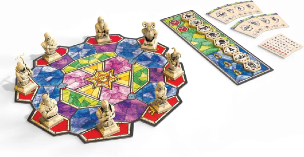 Enthrone - Jeu de stratégie de déduction abstraite pour 2 joueurs par Smirk & Dagger - À partir de 10 ans - Temps de jeu de 20 à 30 minutes