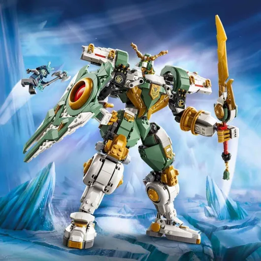 Ninjago 15e Anniversaire : Le Robot Titan de Lloyd - Jouet Ninja avec Minifigurine Collector, Bouclier & Sabre - Cadeau pour Garçon dès 14 Ans & Fans 71860