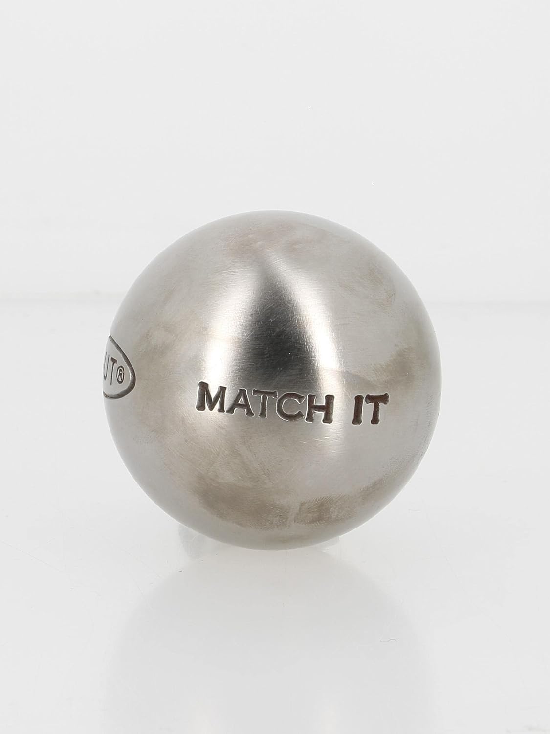 Obut - Match it INOX 74mm mÉta - Boules de pétanque Argent Métalisé 690g
