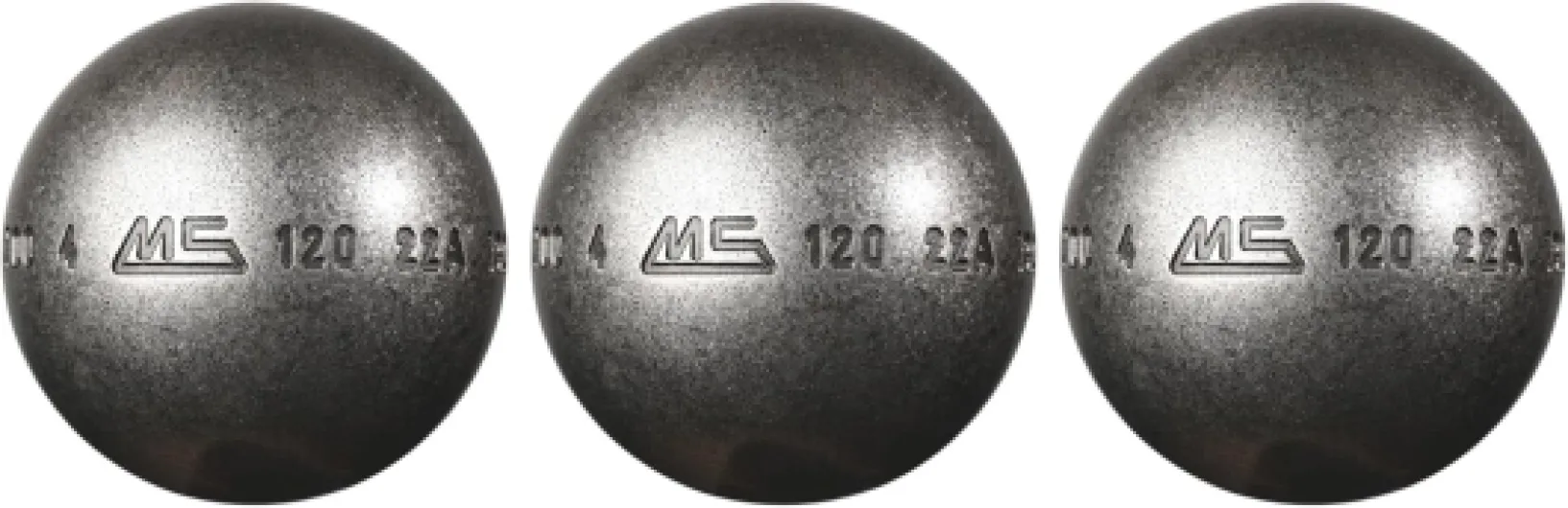 Triplette MS 120 - Lisse Acier - Demi Tendre 74 mm 680 gr