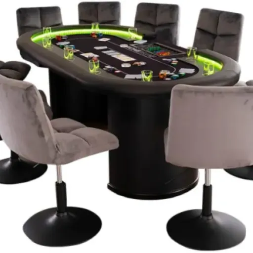 Test Home Deluxe Table de Poker Double UP : la table qui transforme le salon en mini casino