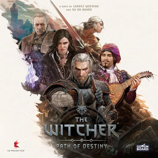 Go On Board - The Witcher Path of Destiny - Deluxe Edition - 1-5 Player Tableau-Building Card Game - Ages 14+ Game in English