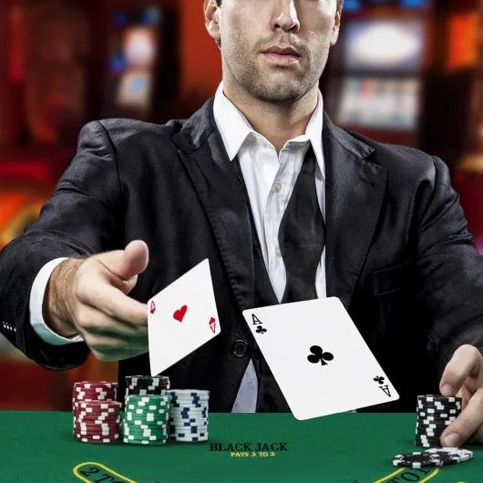 Mallette de Poker en Aluminium avec 300 Jetons & Mélangeur & Distributeur de Cartes, Coffret de Poker avec 2 Jeux de Cartes & 5 Dés et 3 Dealer pour Casino Fête Voyage Avec 300 Jetons & 2 Jeux de Cartes