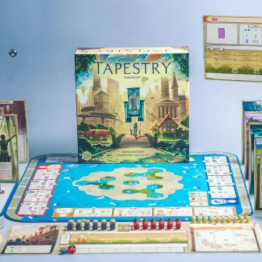 Test Stonemaier Games Tapestry : un gros jeu de civilisation qui en met plein la table mais demande de l’énergie