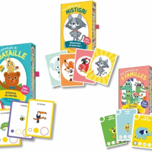Test Mes Premiers Jeux de Cartes (Auzou) : un coffret simple pour initier les petits sans prise de tête
