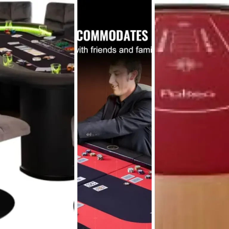 Les 5 meilleurs tables de poker (2026)