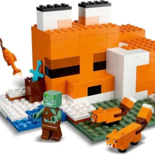 Test LEGO Minecraft Le Refuge Renard 21178 : petit set mignon qui fait bien le job pour les fans du jeu