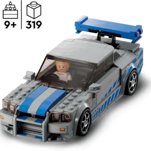 Test LEGO Speed Champions Nissan Skyline GT-R (R34) 2 Fast 2 Furious : la petite Skyline qui fait plaisir aux fans