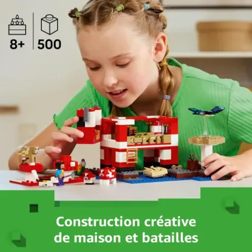 Test LEGO Minecraft La Maison des Champimeuhs 21270 : un set fun pour les fans du jeu, mais pas le plus impressionnant