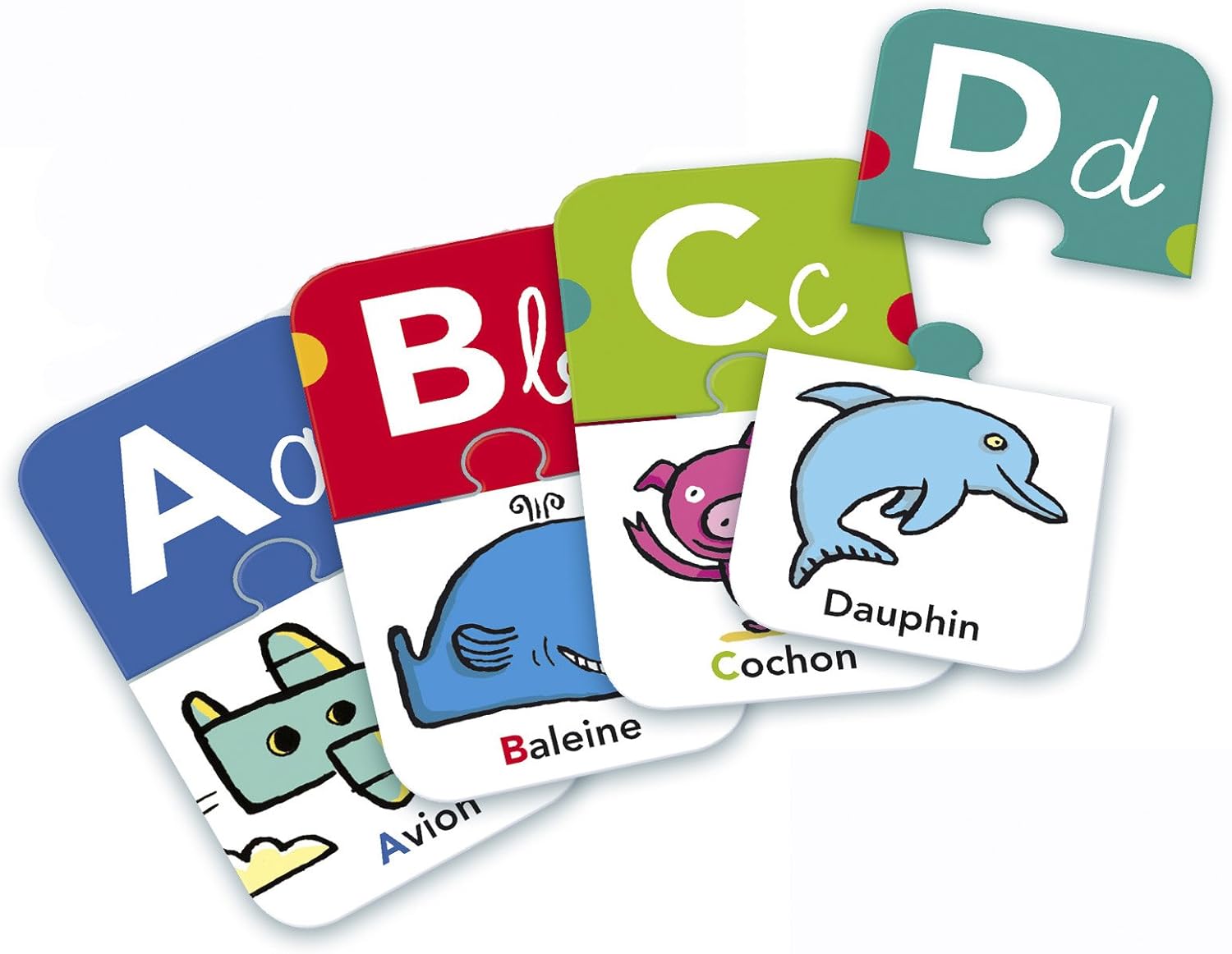 La Petite Ecole, Les Lettres - Associer La Lettre à l'Image - Apprendre l'Alphabet - Jeu Educatif - Coffret De 6 Jeux Progressifs - Pour Enfants de 3 à 5 ans