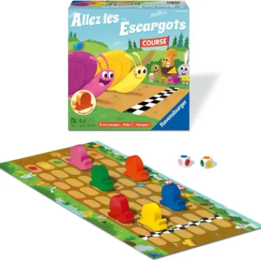 Test Ravensburger Allez Les Escargots : le petit jeu de course parfait pour débuter à 3 ans