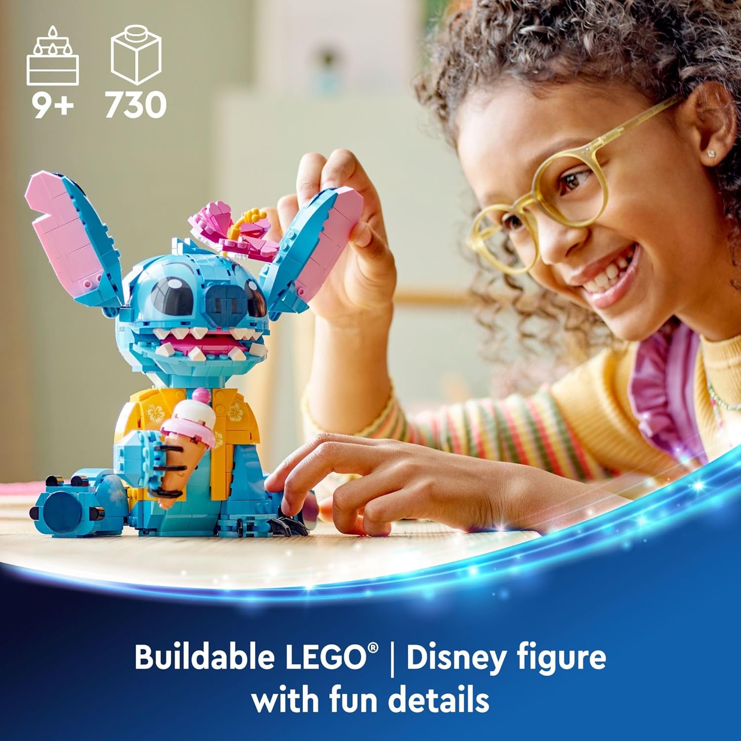 Disney Stitch 43249 Kit de Construction pour Filles et garçons
