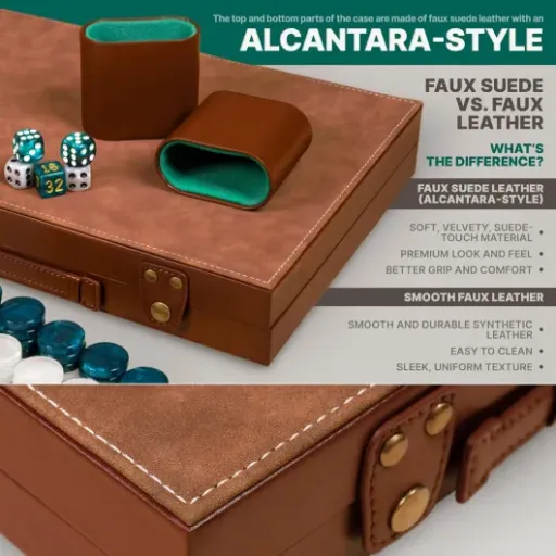 Test Queensell Backgammon Luxe 38 cm : un vrai bon compromis entre look, taille et prix