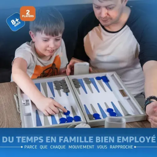 Test Queensell Backgammon Luxe : un set sympa pour jouer et l’emmener partout