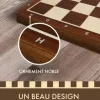 Test Jeu d'échecs en Bois Pliable 53x53 Chessebook : un gros set en bois qui fait le job sans se ruiner