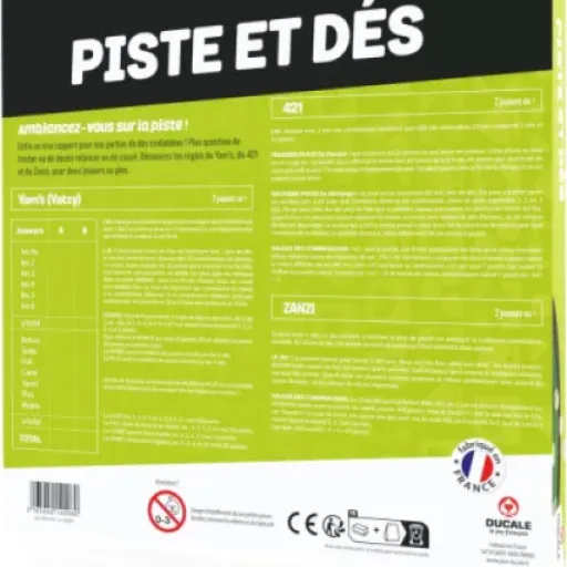 Test LA DUCALE Piste de Dés 33 cm : le plateau simple qui fait le job pour le Yam’s et le 421