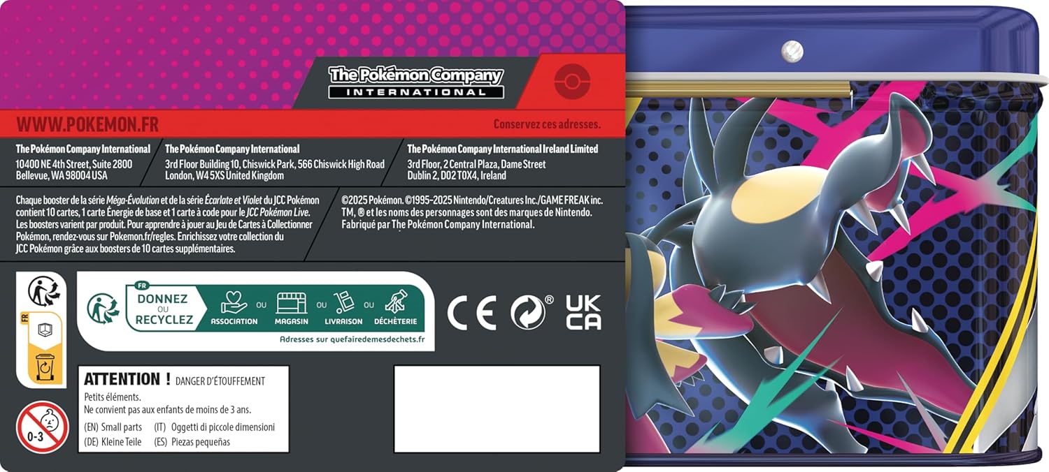 : Coffre de Collection: Méga-Gardevoir et Méga-Lucario (3Cartes Promo Brillantes, 6boosters et Plus)