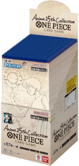 Coffret de 24 boosters BANDAI One Piece Card Game, Anime 25e collection EB-02 (version japonaise)