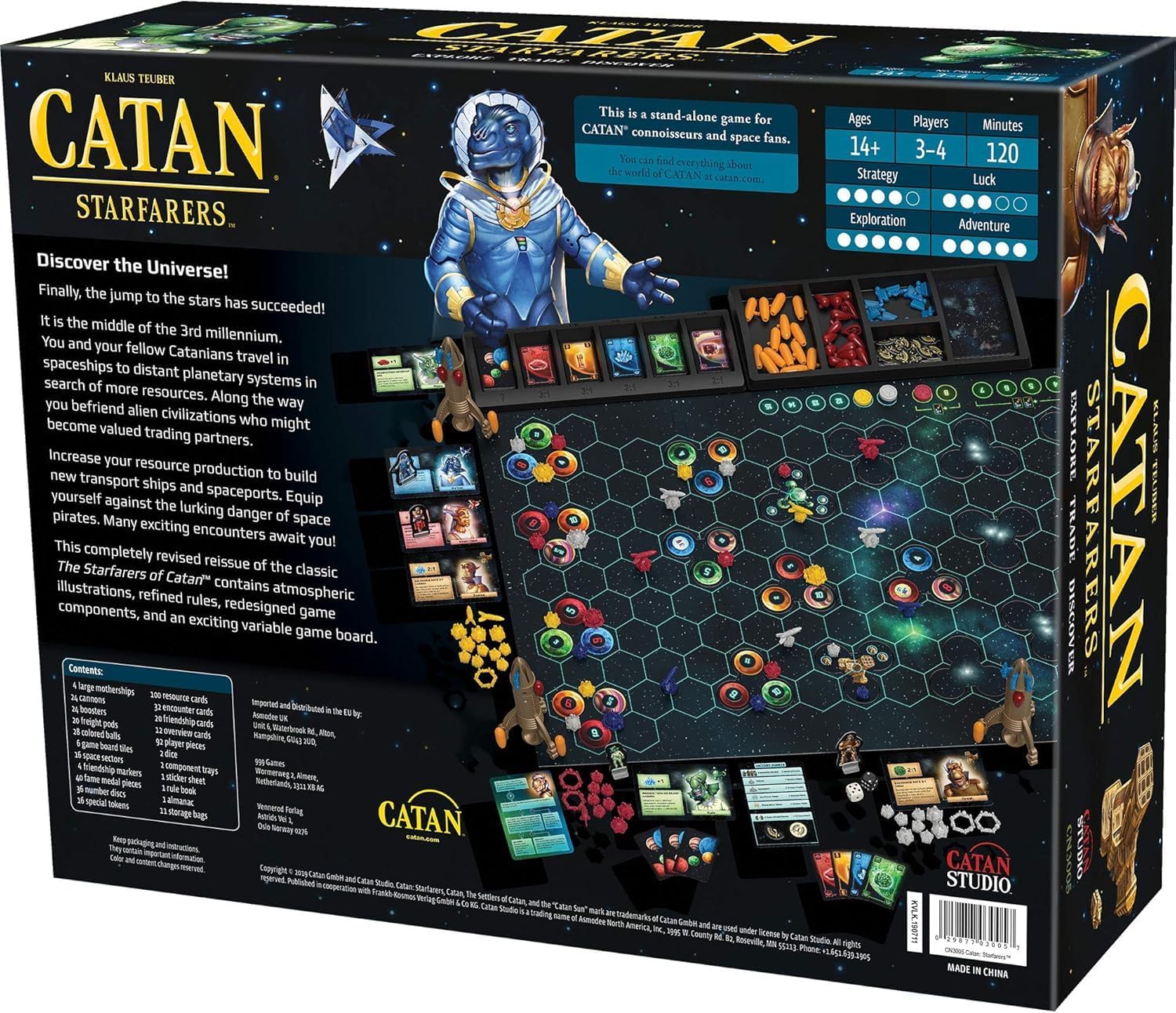 Catan - Starfarers - 2019 Edition Board Game mediano Catan: Starfarers