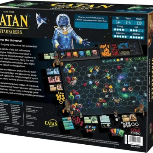 Test Catan - Starfarers (2e édition 2019) : le Catan qui part dans l’espace et change vraiment la formule