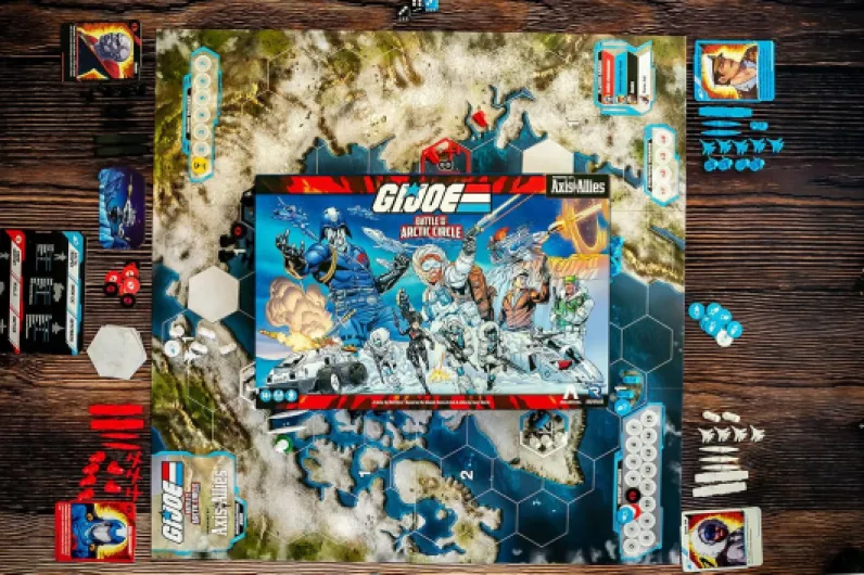 Renegade Game Studios G.I - Joe: Battle for The Arctic Circle – Axis & Allies Powered Strategy Board Game, 2-4 Players, Tactical Warfare with Over 100 Miniatures, Ages 14+