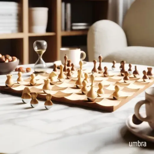 Test Umbra Wobble Jeu d'échec en Bois : l’échiquier design qui bouge sans être gadget