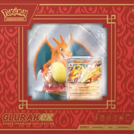 Test Pokémon Collection Super Premium Glurak-ex : un gros coffret sympa mais piégeux pour les francophones