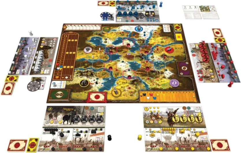 Stonemaier Games , Scythe , Board Game , Ages 14+ , 1-5 Players , 90-115 Minutes Playing Time Scythe - Jeu de société